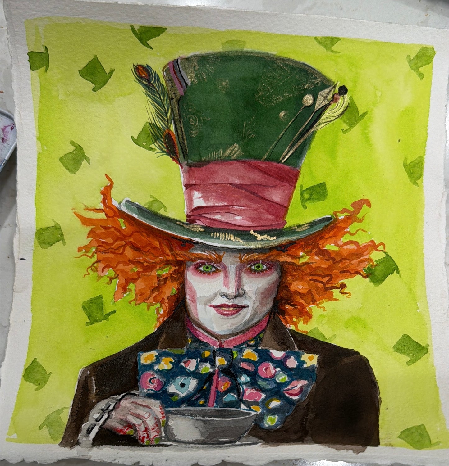 Mad hatter print