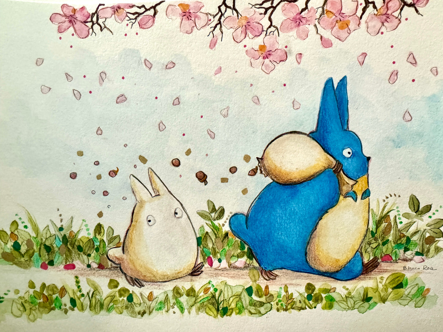 Walking Totoro (honoring Totoro )