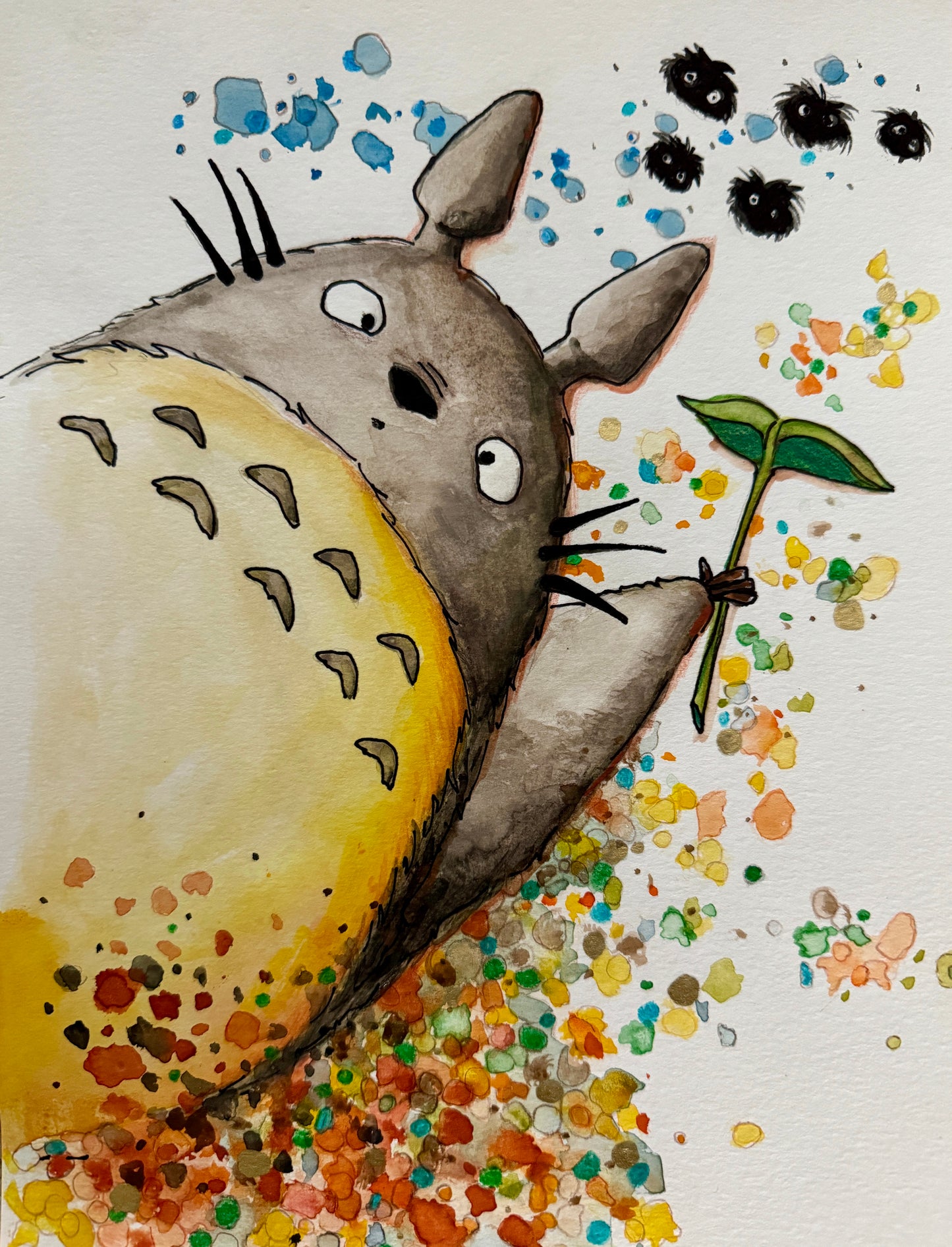 Walking Totoro (honoring Totoro )