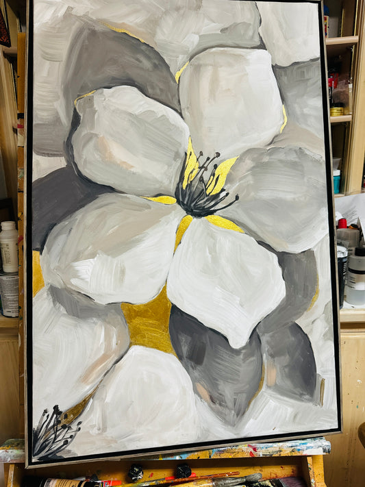 Flower and gold